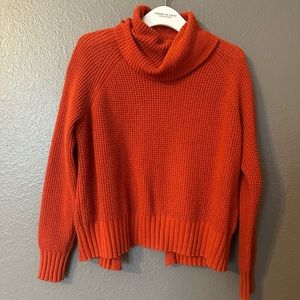 NWOT Madewell open back Cowl neck sweater